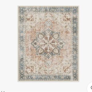 Kamran coral ruggable rug I do not have the pad